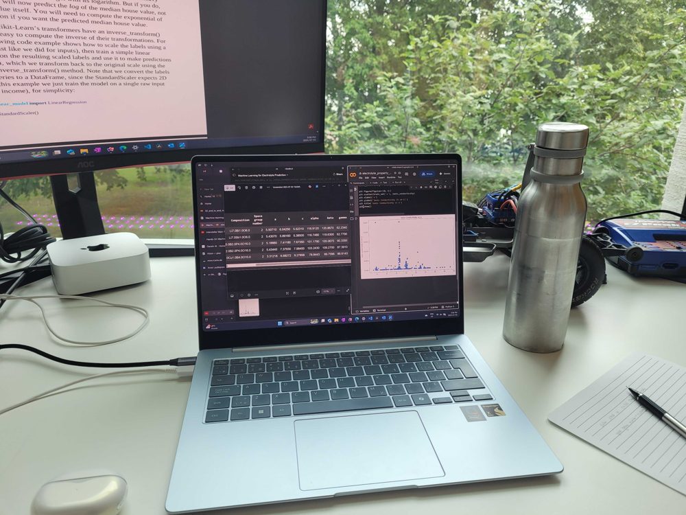 ionic conductivity research desk
